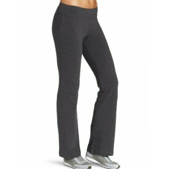 Spalding Pants - Spalding Womens Gray Bootcut Yoga Pants